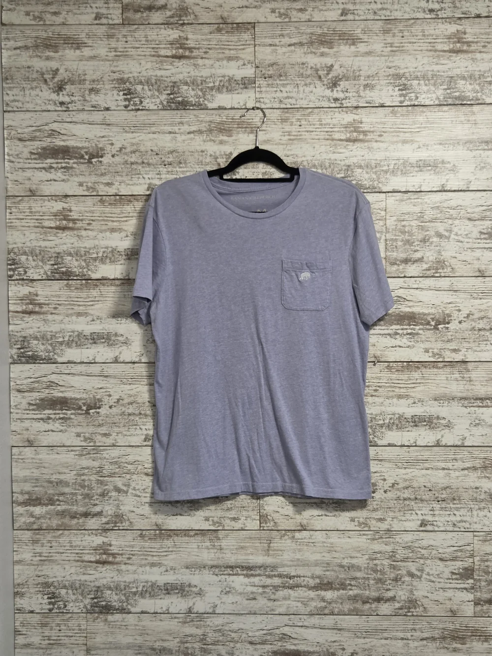 Banana Republic Lavender Short Sleeve Pocket Tee